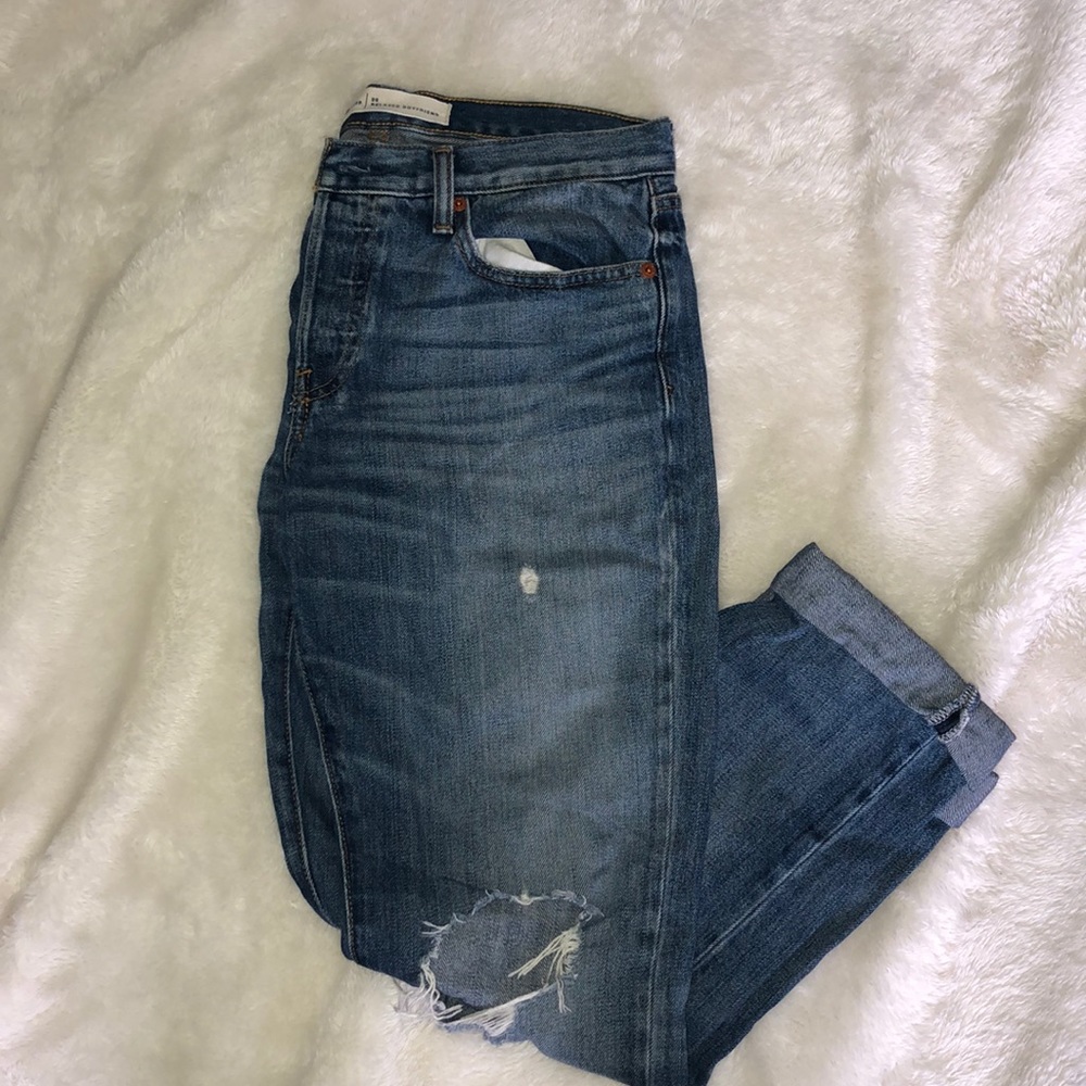 Gap relaxed boyfriend jeans